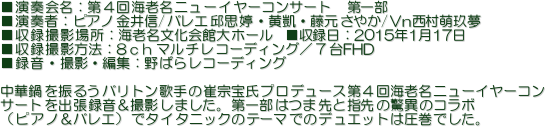 tFSCVj[C[RT[g@ꕔ
tҁFsAmM/oG緎v?EME₩/VnG薲
^BeꏊFCVّz[  ^F2015N117
^Be@F8}`R[fBO^VFHD
^EBeEҏWF΂烌R[fBO

ؓU邤og̛̎@󎁃vf[XSCVj[C[R
T[go^Be܂Bꕔ͂ܐƎw̋ق̃R{
isAmoGjŃ^C^jbÑe[}ł̃fGbg͈łB
