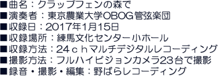 ȖFNbvtF̐X
tҁF_ƑwOBOGǌyc
^F2017N115
^ꏊFnZ^[z[
^@F24}`fW^R[fBO
Be@FtnCrWJ23ŎBe
^EBeEҏWF΂烌R[fBO
