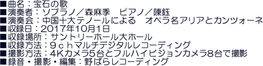 ȖF΂̉
tҁF\vm^XG@sAm^ā@
tF\em[ɂ@IyAAƃJcH[l
^F2017N101
^ꏊFTg[z[z[
^@F9}`fW^R[fBO
Be@F4KJ5ƃtnCrWJ8ŎBe
^EBeEҏWF΂烌R[fBO